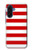 S2364 Red and White Striped Case For Samsung Galaxy A17, A18