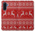 S2835 Christmas Reindeer Knitted Pattern Case For Samsung Galaxy A17, A18