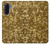 S3388 Gold Glitter Graphic Print Case For Samsung Galaxy A17