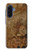 S3456 Vintage Paper Clock Steampunk Case For Samsung Galaxy A17, A18