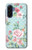 S3494 Vintage Rose Polka Dot Case For Samsung Galaxy A17