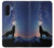 S3555 Wolf Howling Million Star Case For Samsung Galaxy A17, A18