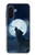 S3693 Grim White Wolf Full Moon Case For Samsung Galaxy A17