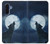 S3693 Grim White Wolf Full Moon Case For Samsung Galaxy A17