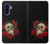 S3753 Dark Gothic Goth Skull Roses Case For Samsung Galaxy A17, A18