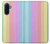 S3849 Colorful Vertical Colors Case For Samsung Galaxy A17, A18