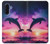 S3980 Dolphin Sunset Milky Way Case For Samsung Galaxy A17, A18