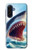 S4004 Oil Color Painting Giant Shark.jpeg Case For Samsung Galaxy A17