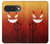 S2454 Red Cute Little Devil Cartoon Case For Google Pixel 10, 10 Pro