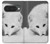 S2569 White Arctic Fox Case For Google Pixel 10, 10 Pro