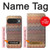 S3752 Zigzag Fabric Pattern Graphic Printed Case For Google Pixel 10, 10 Pro