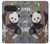 S3793 Cute Baby Panda Snow Painting Case For Google Pixel 10, 10 Pro