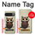 S0360 Coffee Owl Case For Google Pixel 10 Pro XL