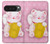 S3025 Pink Maneki Neko Lucky Cat Case For Google Pixel 10 Pro XL