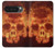 S3881 Fire Skull Case For Google Pixel 10 Pro XL