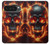S3986 Fire Skull Case For Google Pixel 10 Pro XL