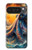 S4003 Oil Color Painting Giant Octopus Case For Google Pixel 10 Pro XL