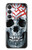 S0223 Vampire Skull Tattoo Case For Samsung Galaxy S25 FE, S26 FE