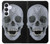 S1286 Diamond Skull Case For Samsung Galaxy S25 FE, S26 FE