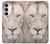 S2399 White Lion Face Case For Samsung Galaxy S25 FE