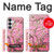 S2449 Pink Blossoming Almond Tree Van Gogh Case For Samsung Galaxy S25 FE