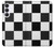 S2492 Black and White Check Case For Samsung Galaxy S25 FE