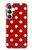 S2951 Red Polka Dots Case For Samsung Galaxy S25 FE, S26 FE