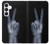 S3101 X-ray Peace Sign Fingers Case For Samsung Galaxy S25 FE