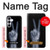 S3101 X-ray Peace Sign Fingers Case For Samsung Galaxy S25 FE