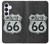S3207 Route 66 Sign Case For Samsung Galaxy S25 FE, S26 FE