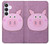 S3269 Pig Cartoon Case For Samsung Galaxy S25 FE, S26 FE