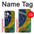 S3297 Brazil Flag Vintage Football Graphic Case For Samsung Galaxy S25 FE