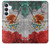 S3314 Mexico Flag Vinatage Football Graphic Case For Samsung Galaxy S25 FE