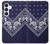 S3357 Navy Blue Bandana Pattern Case For Samsung Galaxy S25 FE