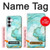 S3399 Green Marble Graphic Print Case For Samsung Galaxy S25 FE