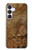 S3456 Vintage Paper Clock Steampunk Case For Samsung Galaxy S25 FE, S26 FE