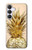 S3490 Gold Pineapple Case For Samsung Galaxy S25 FE