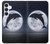 S3510 Dolphin Moon Night Case For Samsung Galaxy S25 FE