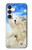 S3794 Arctic Polar Bear and Seal Paint Case For Samsung Galaxy S25 FE