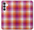 S3941 LGBT Lesbian Pride Flag Plaid Case For Samsung Galaxy S25 FE