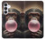 S3973 Chimpanzee Blowing Pink Bubblegum Case For Samsung Galaxy S25 FE