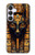 S3992 Gold Black Anubis Case For Samsung Galaxy S25 FE