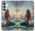 S4006 Oil Painting Mermaid Case For Samsung Galaxy S25 FE, S26 FE
