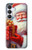 S4029 Xmas Smiling Santa Claus Gift Box Case For Samsung Galaxy S25 FE