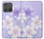 S2361 Purple White Flowers Case For Motorola Edge (2025)