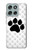 S2355 Paw Foot Print Case For Motorola Moto G56