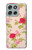 S3037 Pretty Rose Cottage Flora Case For Motorola Moto G56