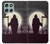 S3262 Grim Reaper Night Moon Cemetery Case For Motorola Moto G56