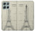 S3474 Eiffel Architectural Drawing Case For Motorola Moto G56