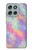 S3706 Pastel Rainbow Galaxy Pink Sky Case For Motorola Moto G56